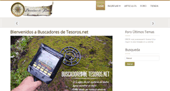 Desktop Screenshot of buscadoresdetesoros.net