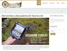 Tablet Screenshot of buscadoresdetesoros.net